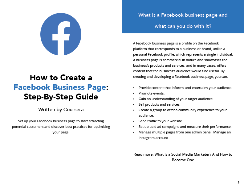 Instruction Manual for Facebook